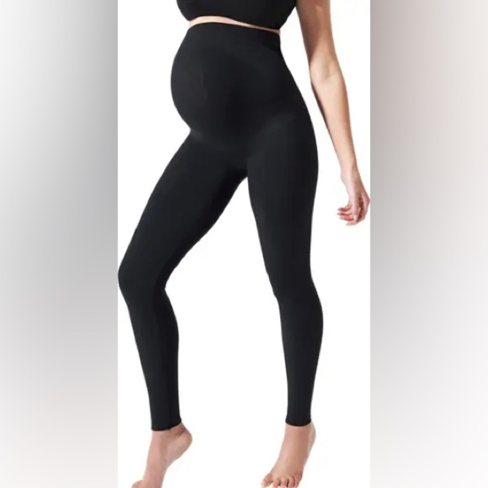 Blanqi Everyday maternity belly support leggings / size M / black